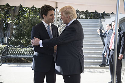 Trump y Trudeau